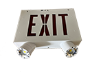 3160 VRES Series of ActiveLED® Anti Ligature EXIT Sign with Flood Light for High Abuse Areas 